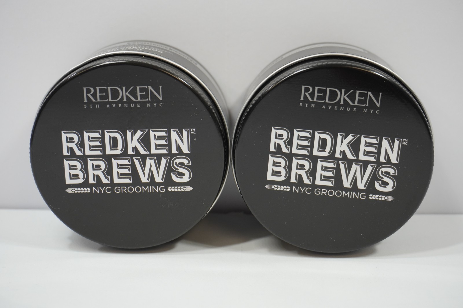 Lot of 2 Redken Brews Wax Pomade Mild Control Shine Finish 3.4 fl oz