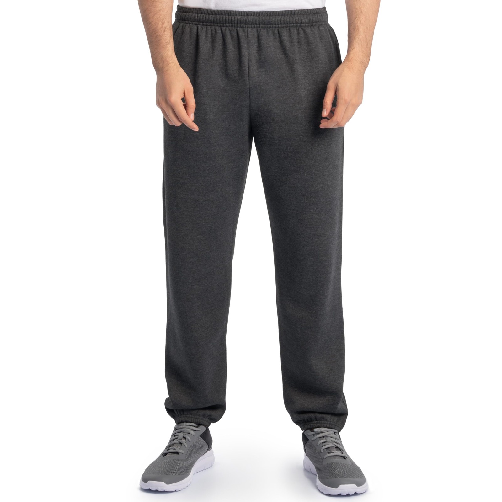 Mens Eversoft Fleece Sweatpants with Pockets, Moisture-Wicking, Relaxed Fit,