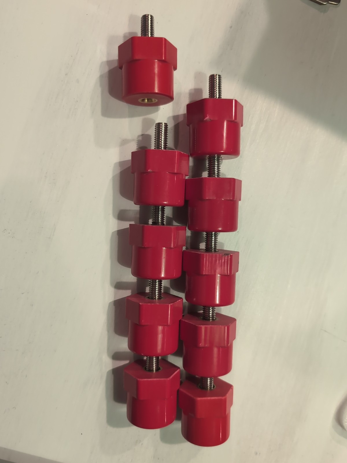 10pcs Busbar Insulator M8 Standoff High-Strength Isolator