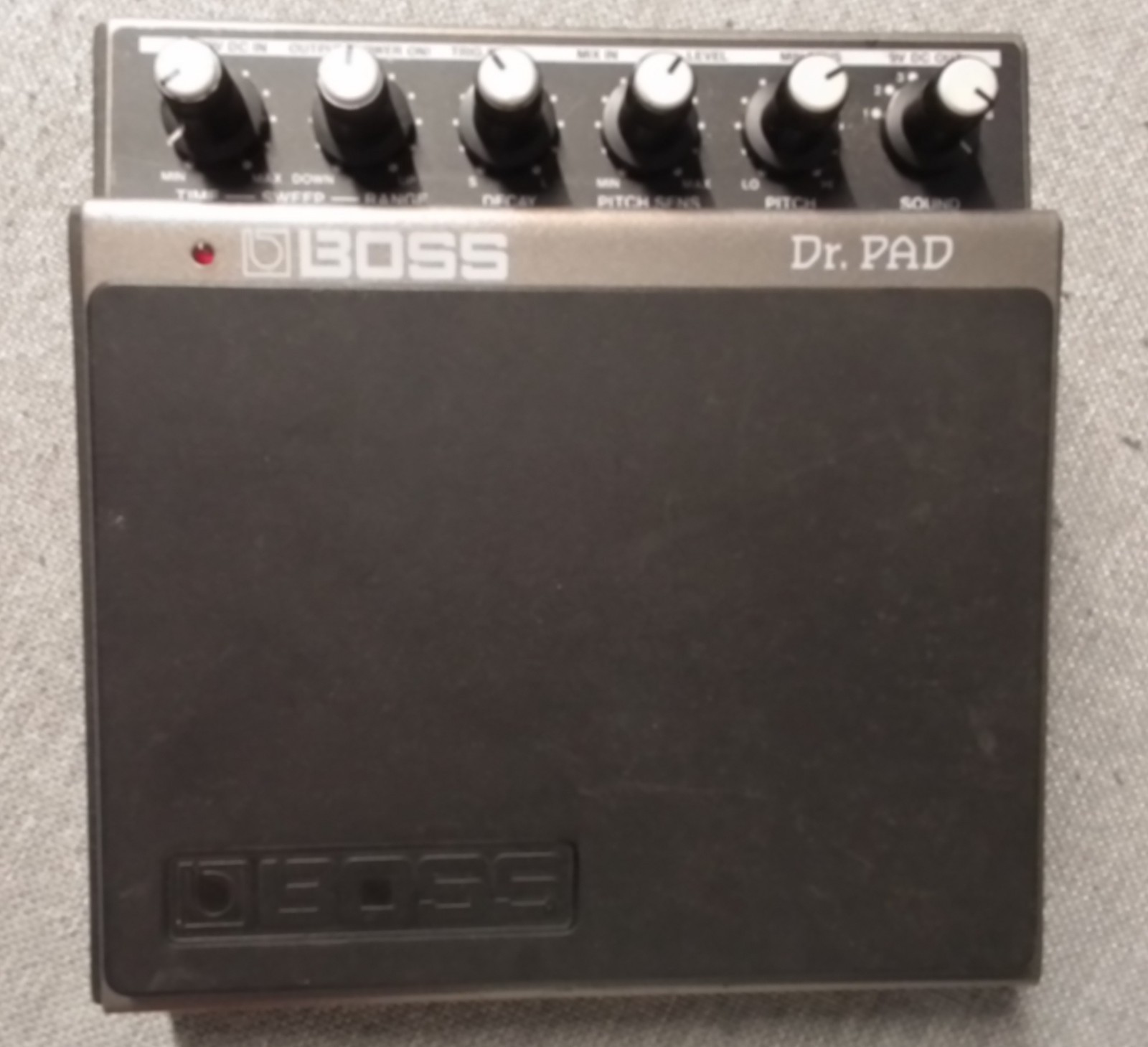 Boss Dr Pad DRP-3 drum pad .Scratch,Gong,Smashing...