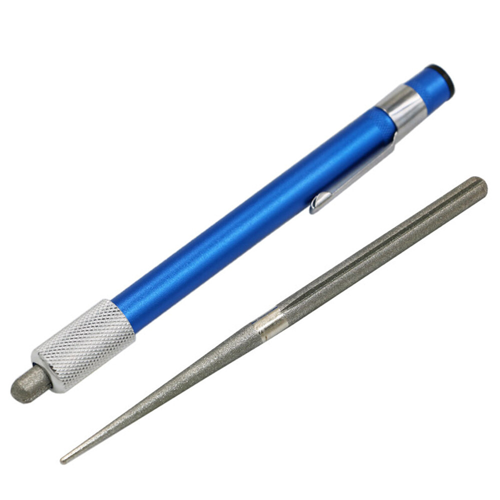 Sharpening Stone Pen Stick Knife Grit Sharpener Portable Diamond Rod NEW US