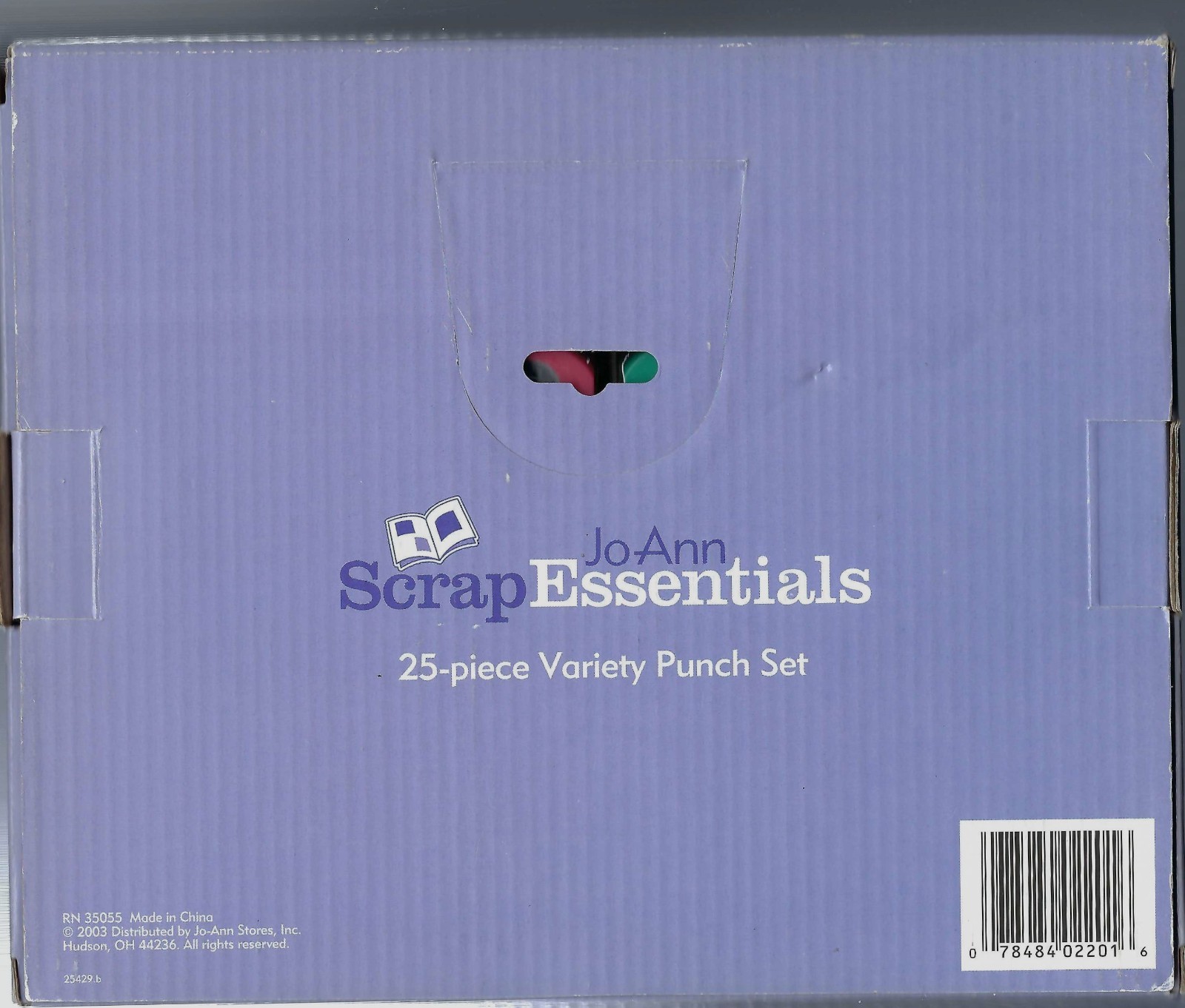 JoAnn Scrap Essentials 25-piece Variety Punch Set New