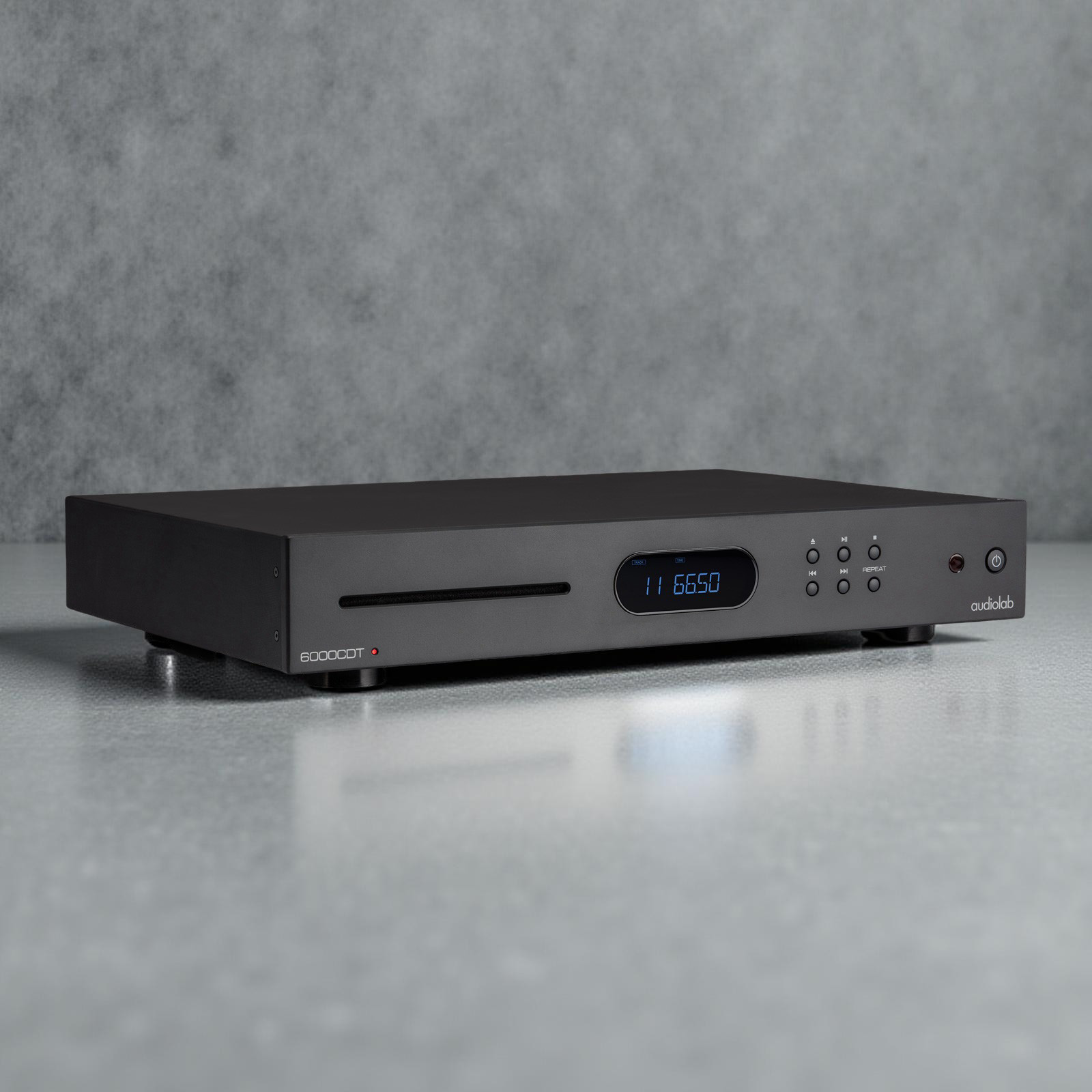 Audiolab 6000CDT CD Transport With Wireless Remote Control - Black