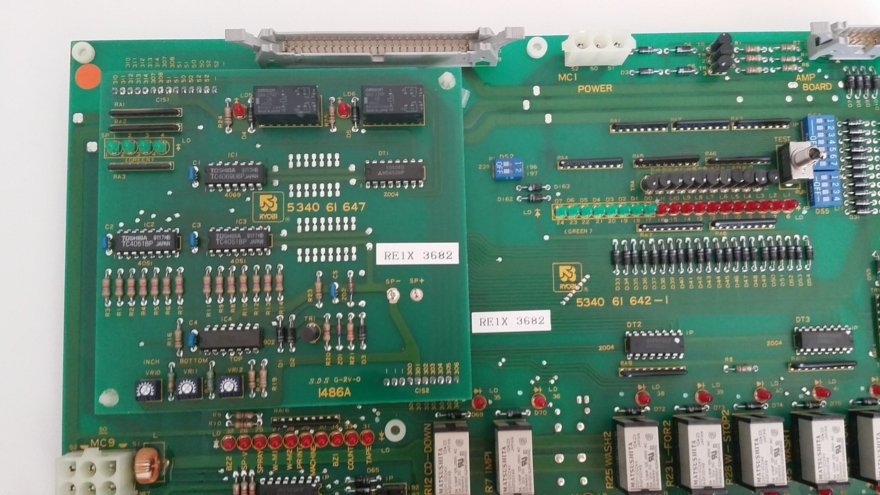 Display Controller Board connector board Ryobi 3302 itek AB Dick 5340 61 642 1