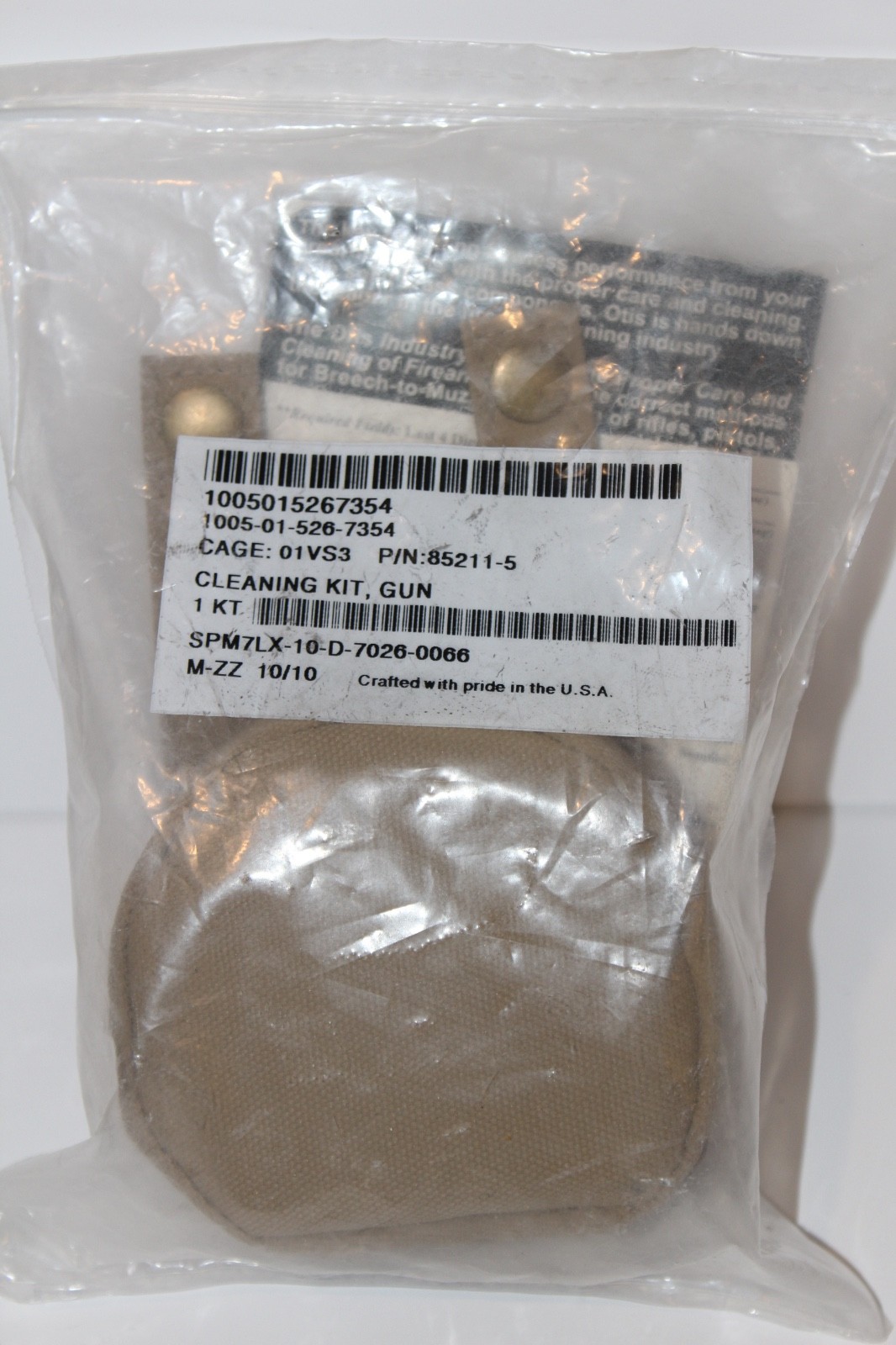 USGI Gun Cleaning Kit NSN 1005-01-526-7354 Otis Military Rifle Pistol Shotgun