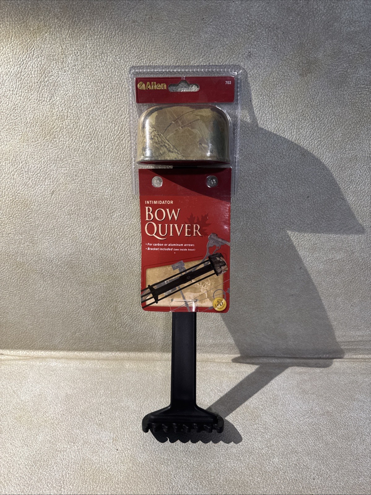 NEW Allen Intimidator Bow Quiver Holds 4 carbon, aluminum or fiberglass arrows