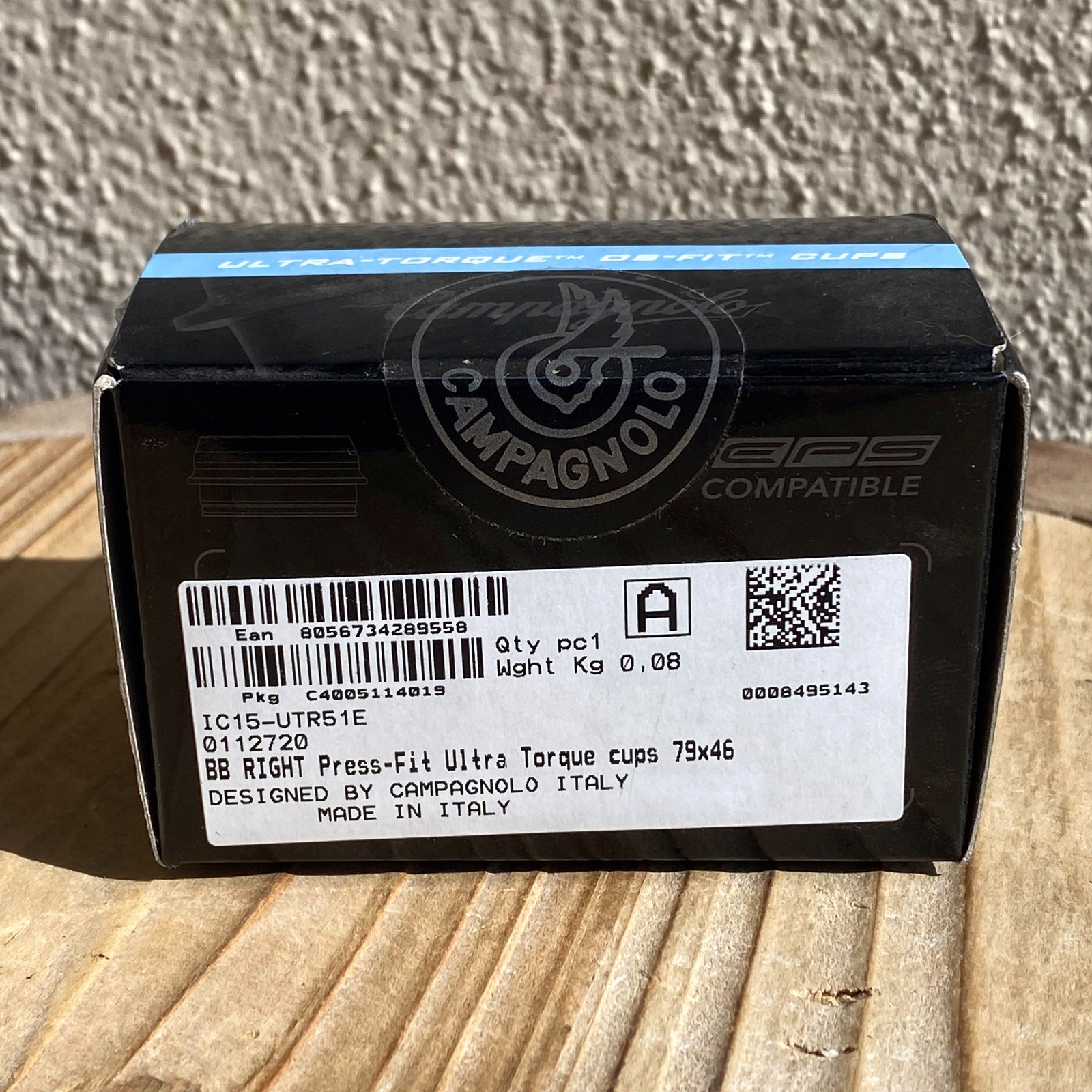 Campagnolo Ultra-Torque Bottom Bracket Cups BB Right, Press Fit PF, 79x46 - NEW