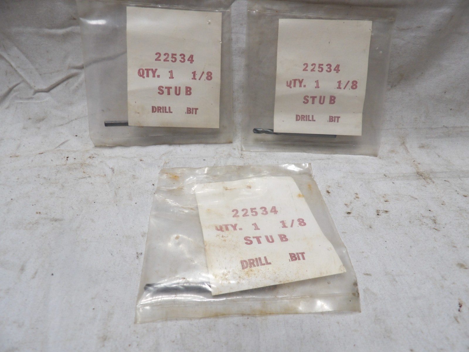 Drill Bit 1/8" Stub 22534 (Qty of 3)