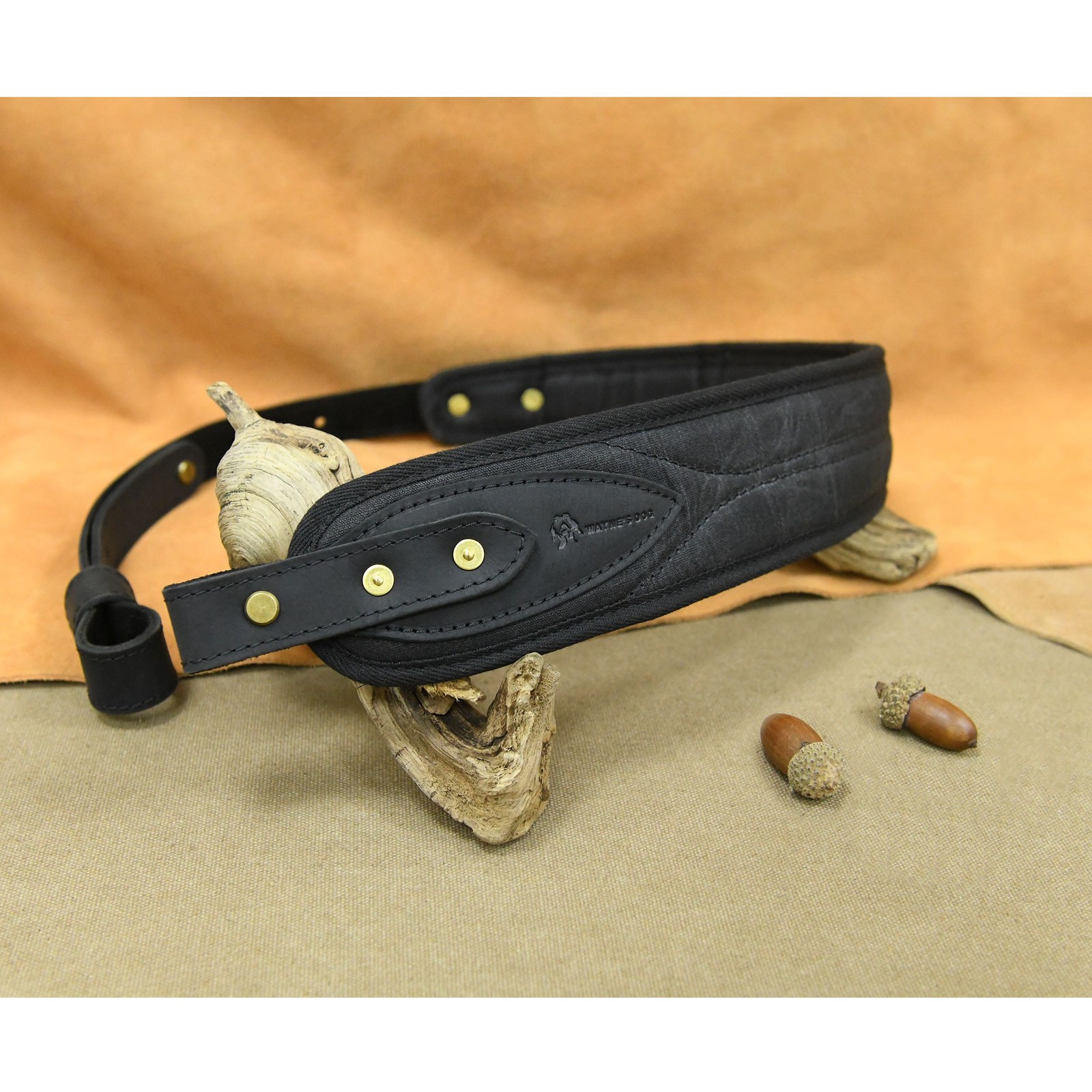 Leather Canvas Rifle Sling Shotgun Belt Non Slip Strap Vintage Shoulder Strap