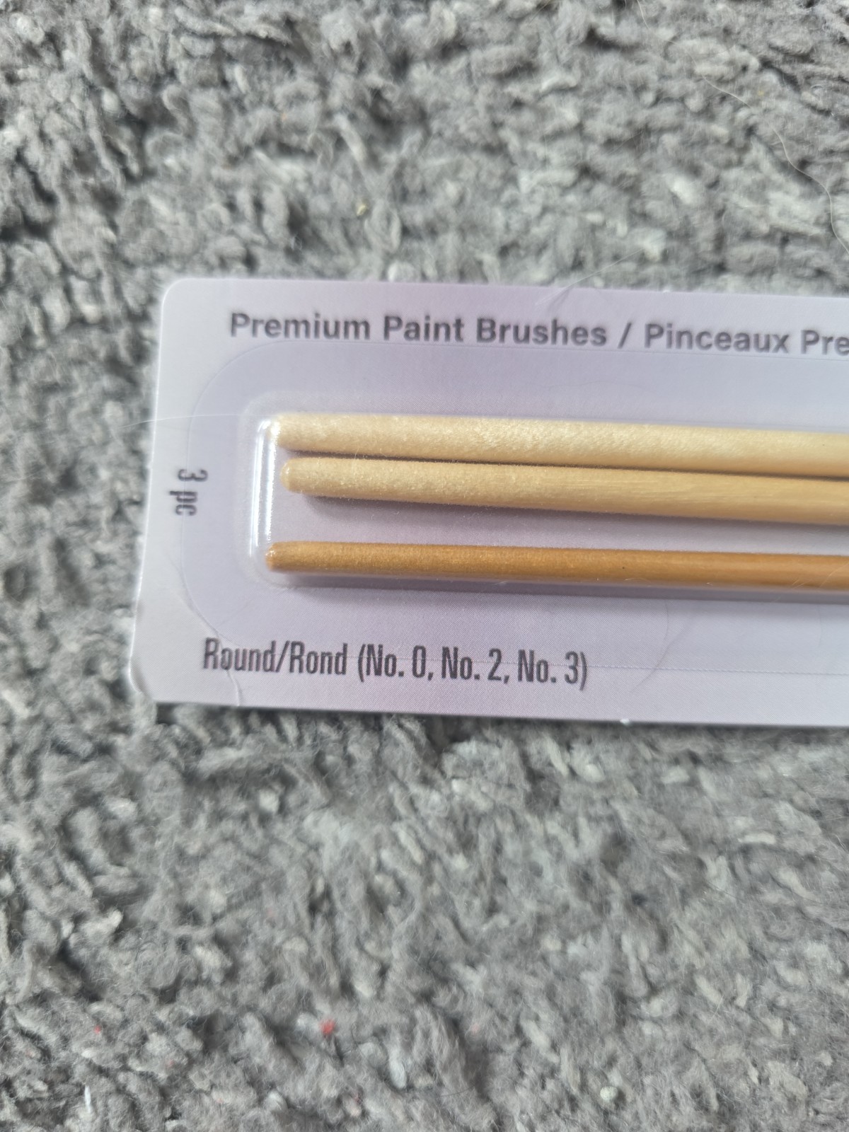Testors Premium Round Tip Paint Brush Set - 3 Pack