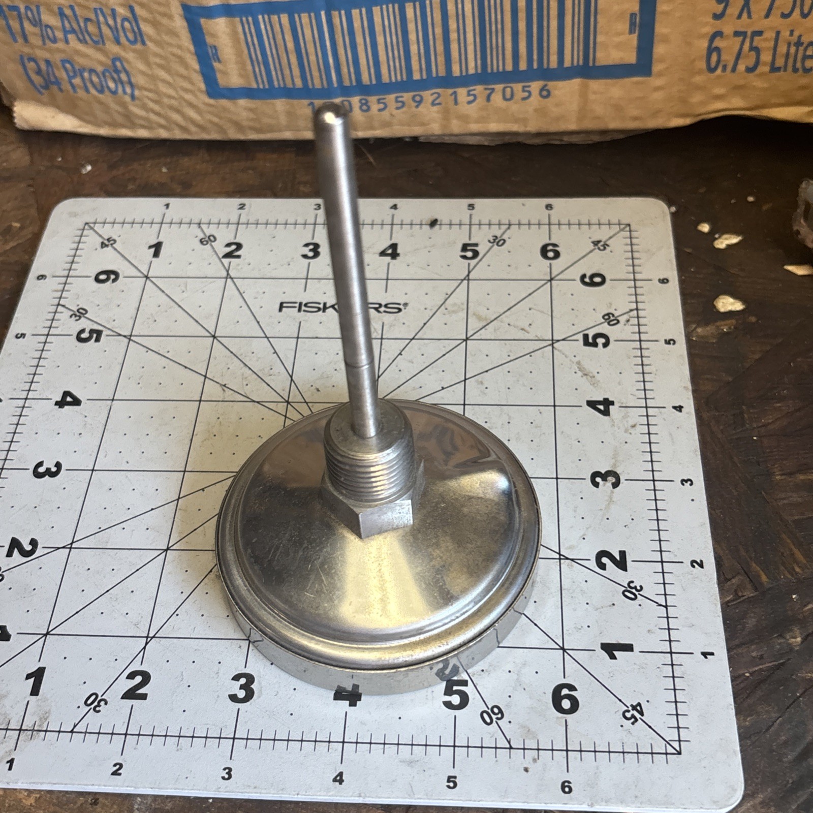 New Tel-Tru Stainless Thermometer : 3” dial face