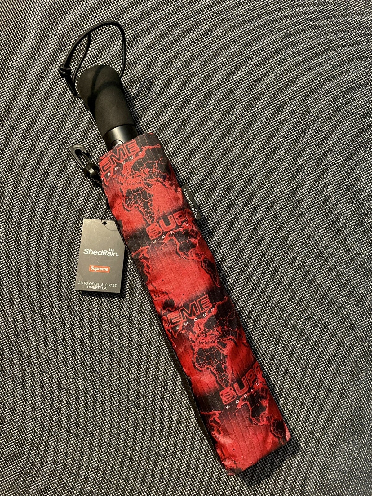 Supreme ShedRain World Famous Umbrella Red SS18