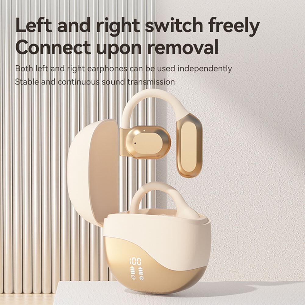 For iPhone 16e/16 Plus/16 Pro Max Open Ear Wireless Earbuds Bluetooth Headphones