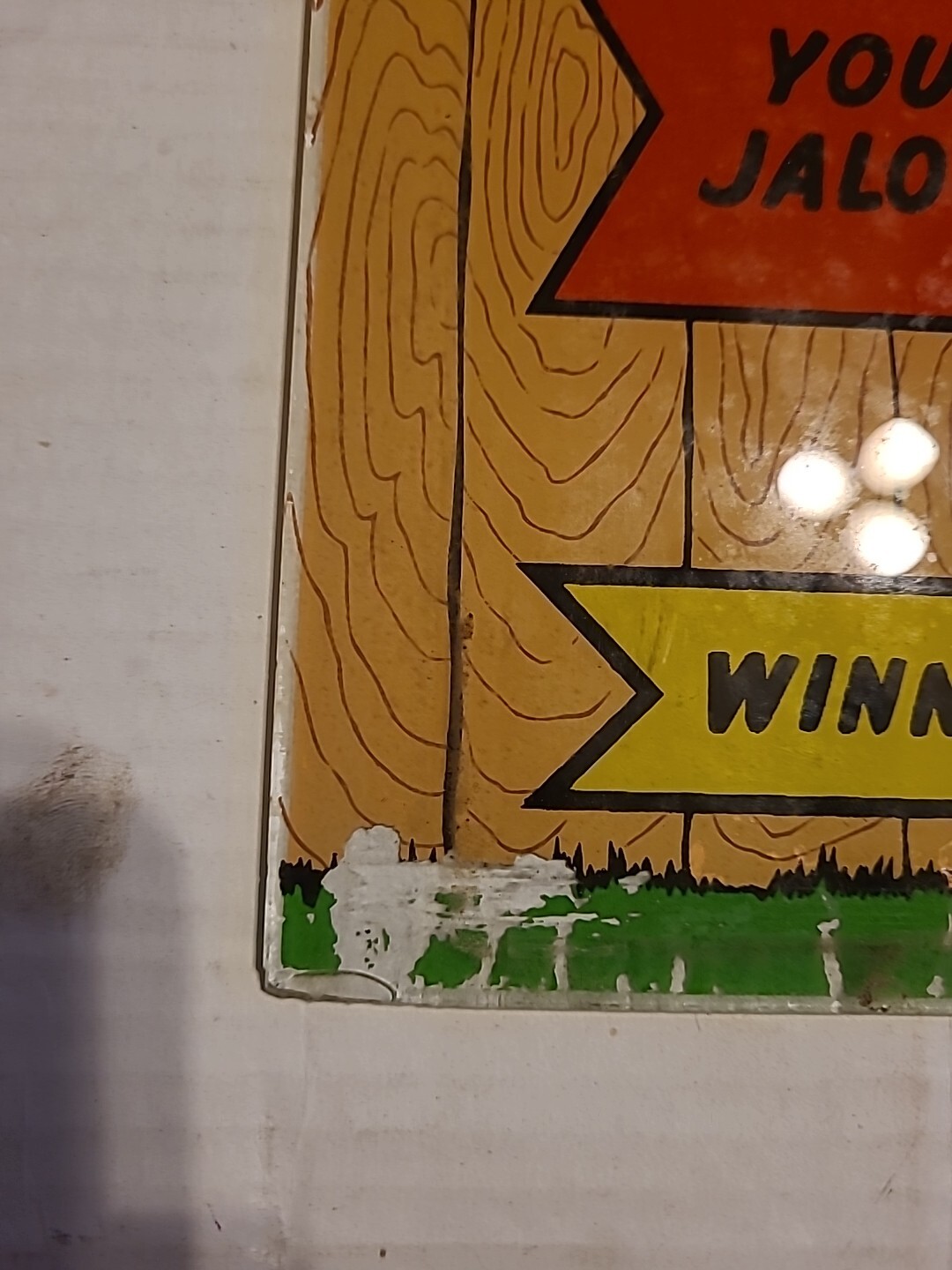 Williams Jalopy Pinball Machine Backglass