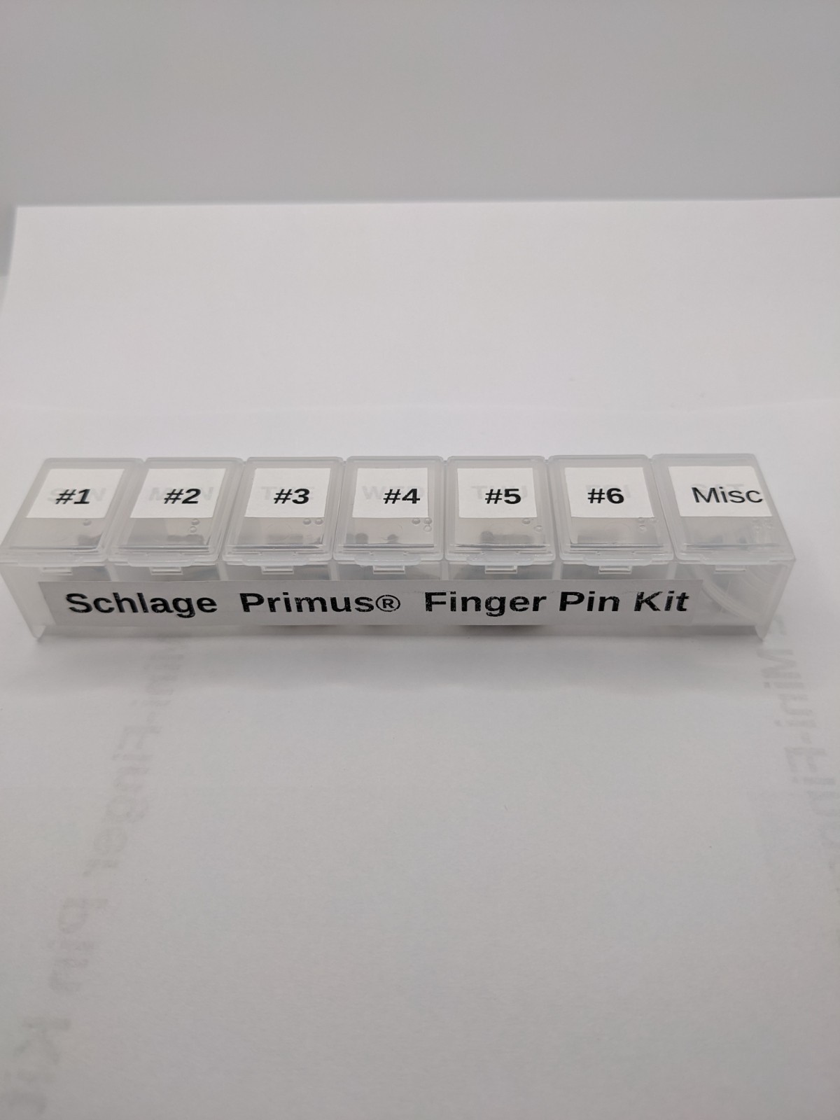 Schlage Primus Finger Pin Mini-Kits w/ sidebars, & Springs, Large & Small size