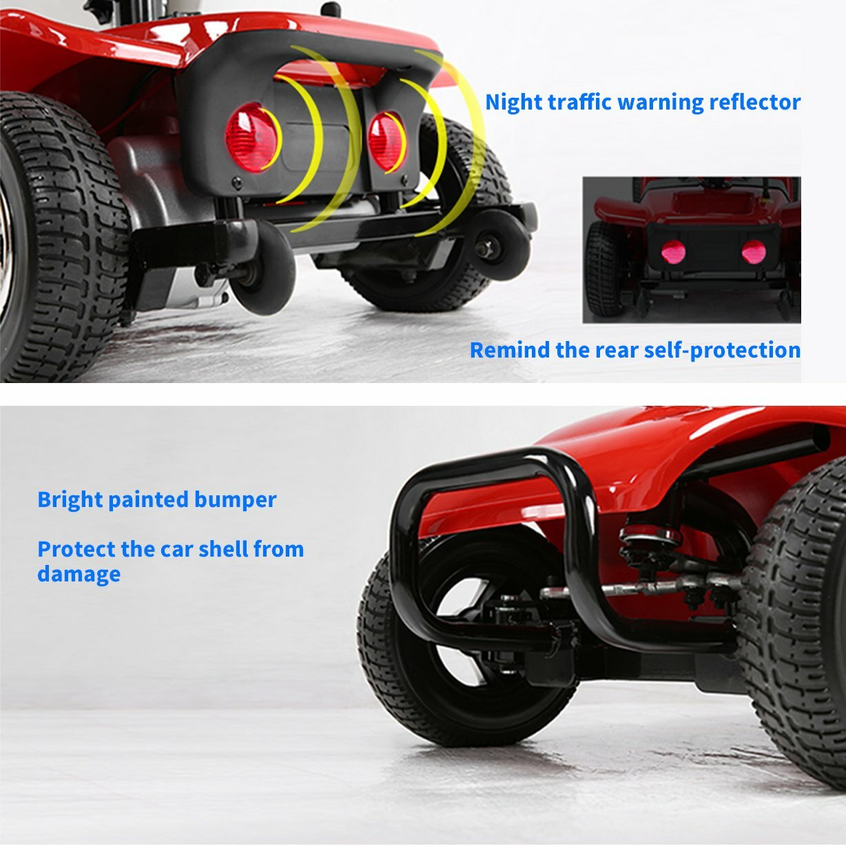 4 Wheel Mobility Power Scooter Electric Folding for Seniors Travel Wheelchair US