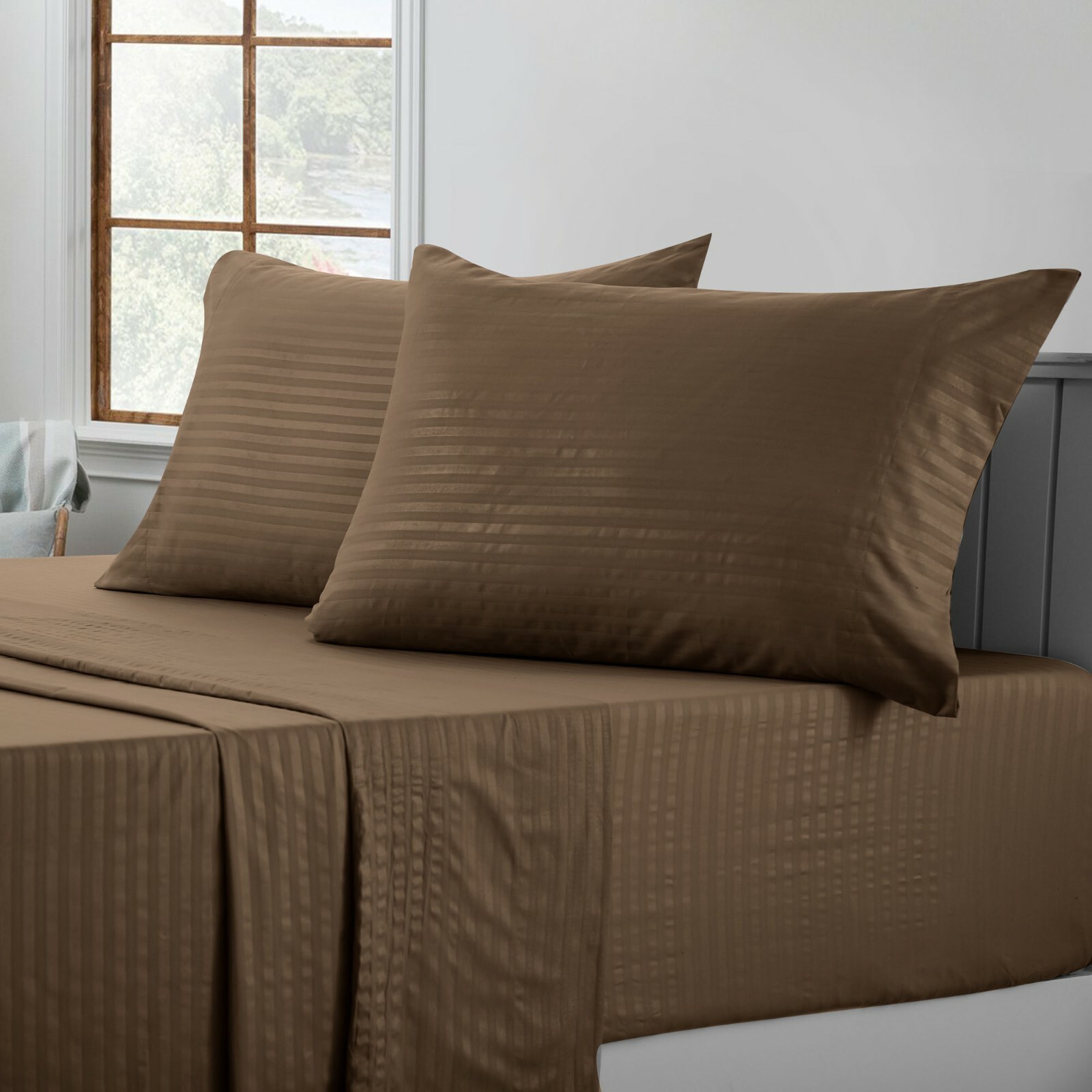 4Piece Bed Sheets 1800 Series Microfiber Comfort Deep Pocket Hotel Bed Sheet Set