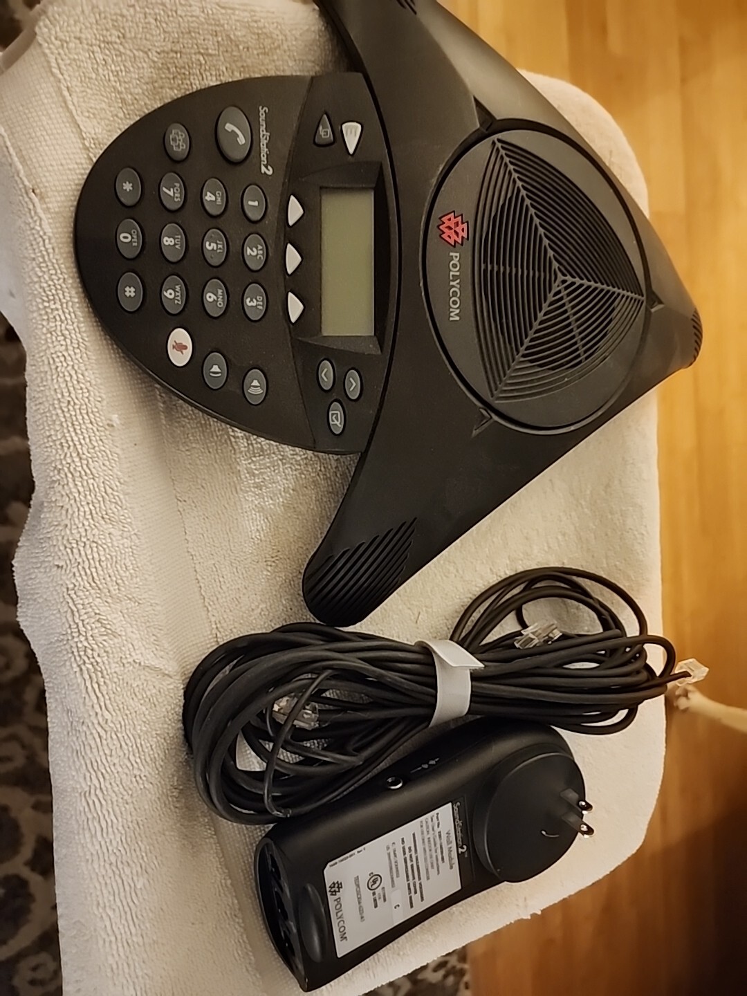 Polycom SoundStation2 2201-16000-601 Conference Full Duplex Phone TESTED