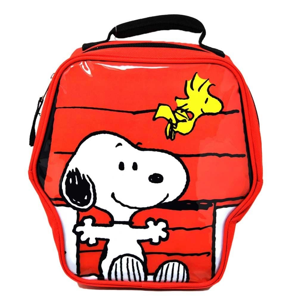 Fast Forward Kids Insulated Lunch Bag with Handle – Peanuts Snoopy Head Shaped R