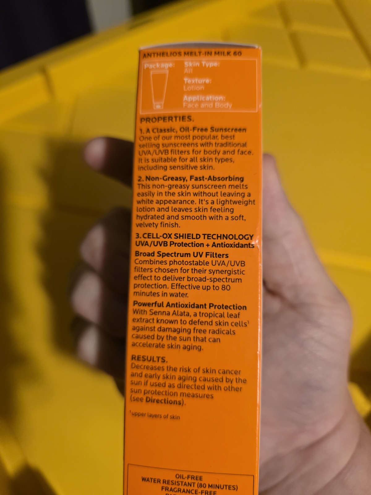 La Roche-Posay Anthelios Melt-In Milk Sunscreen SPF 60 3.0 fl oz Oil-Free