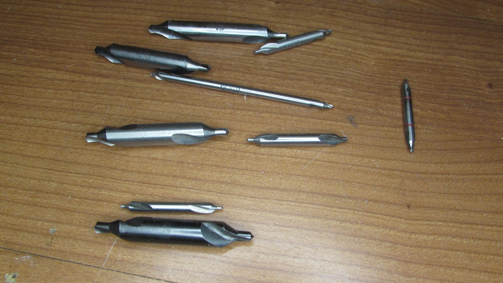 LOT OF 9 HSS COMBINATION COUNTERSINKS Double ended