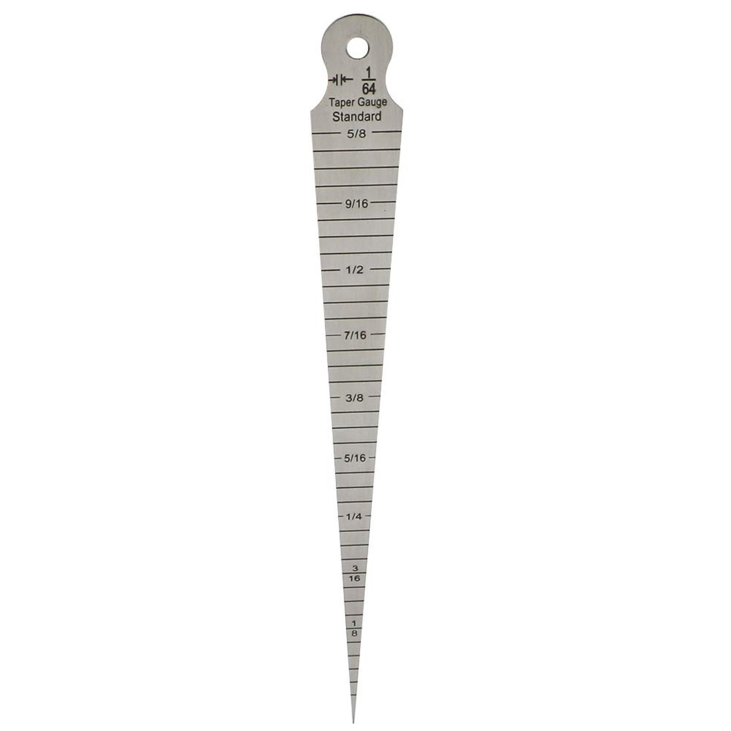 Taper Gage 1/8-5/8 Inch 1-15 MM Stainless Taper Welding Gauge Test Ulnar Inch...