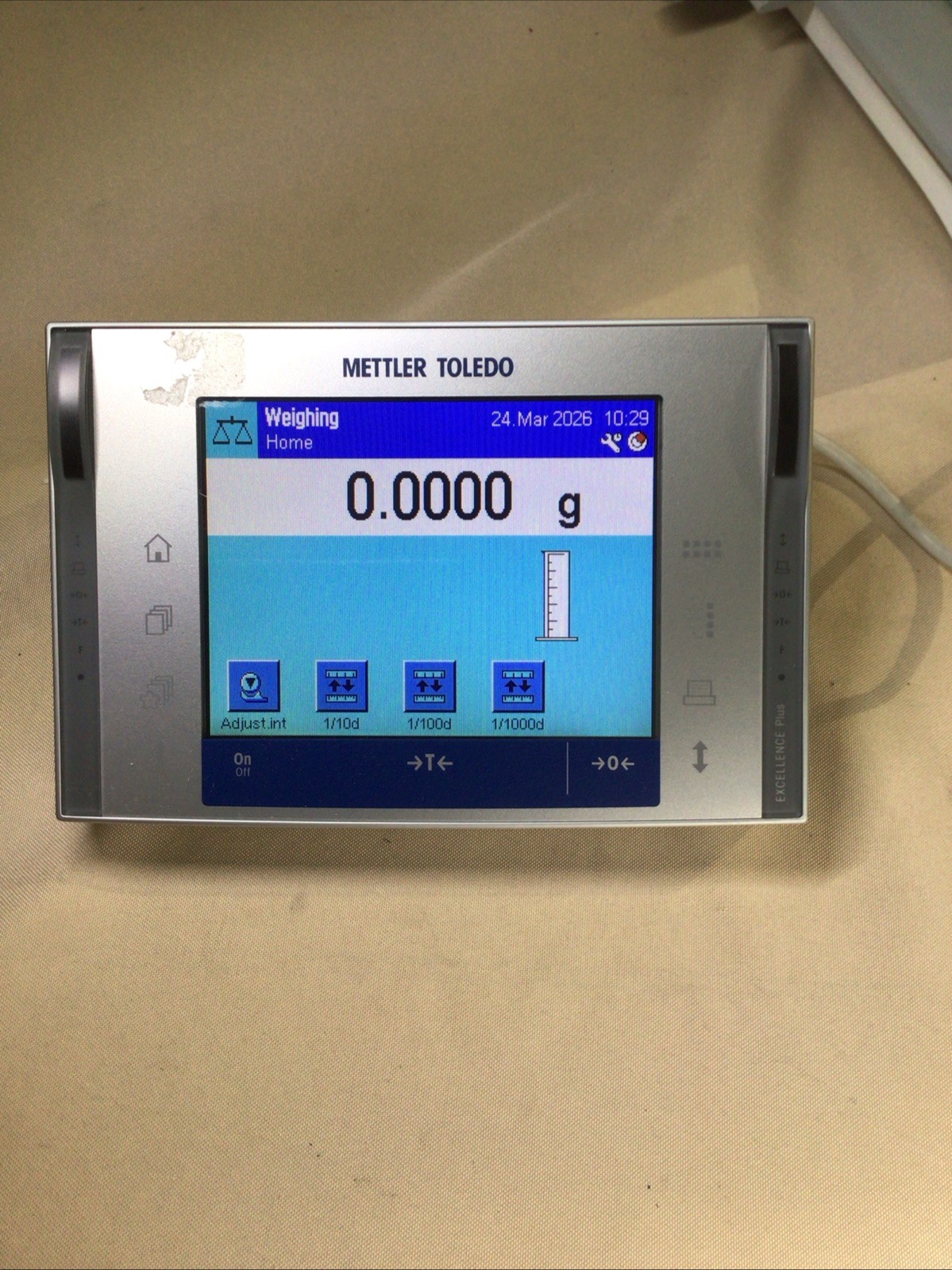 METTLER TOLEDO TDNR LCD DISPLAY EXCELLENCE PLUS TESTED FOR POWER
