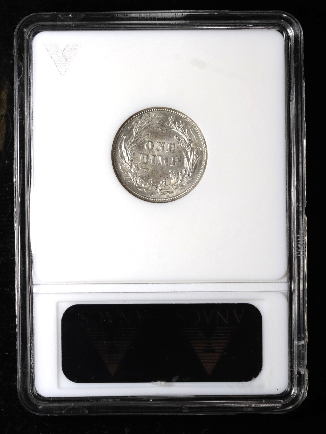 1909 Barber Dime Whizzed 10C ANACS EF40 Soapbox