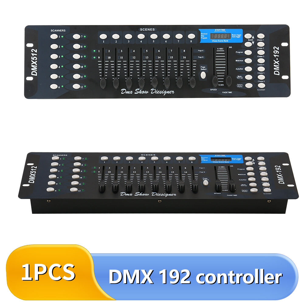 DMX 512 192 Channel Operator Console Controller For Stage DJ Party Lighting