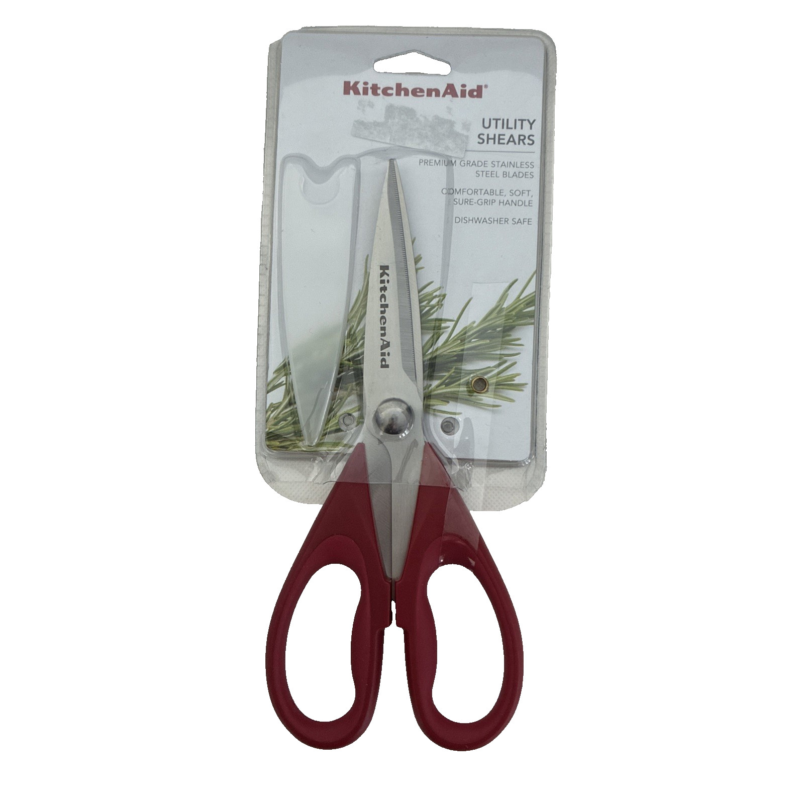 New KitchenAid Empire Red HERA Shears Kitchen All Purpose Scissors