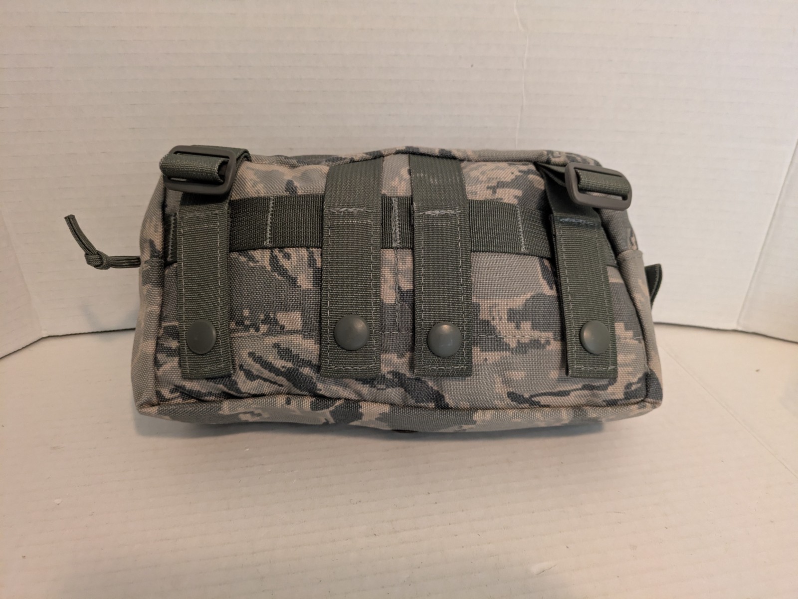 USAF ABU Camouflage DFLCS MOLLE Horizontal Admin Utility  Pouch - 10"Lx5"Wx5.5"T
