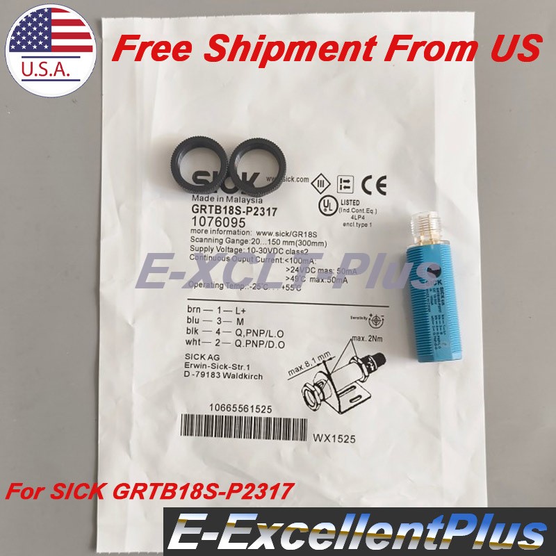 New For Sick GRTB18S-P2317 Photoelectric Switch Sensor GRTB18SP2317 US Shipping