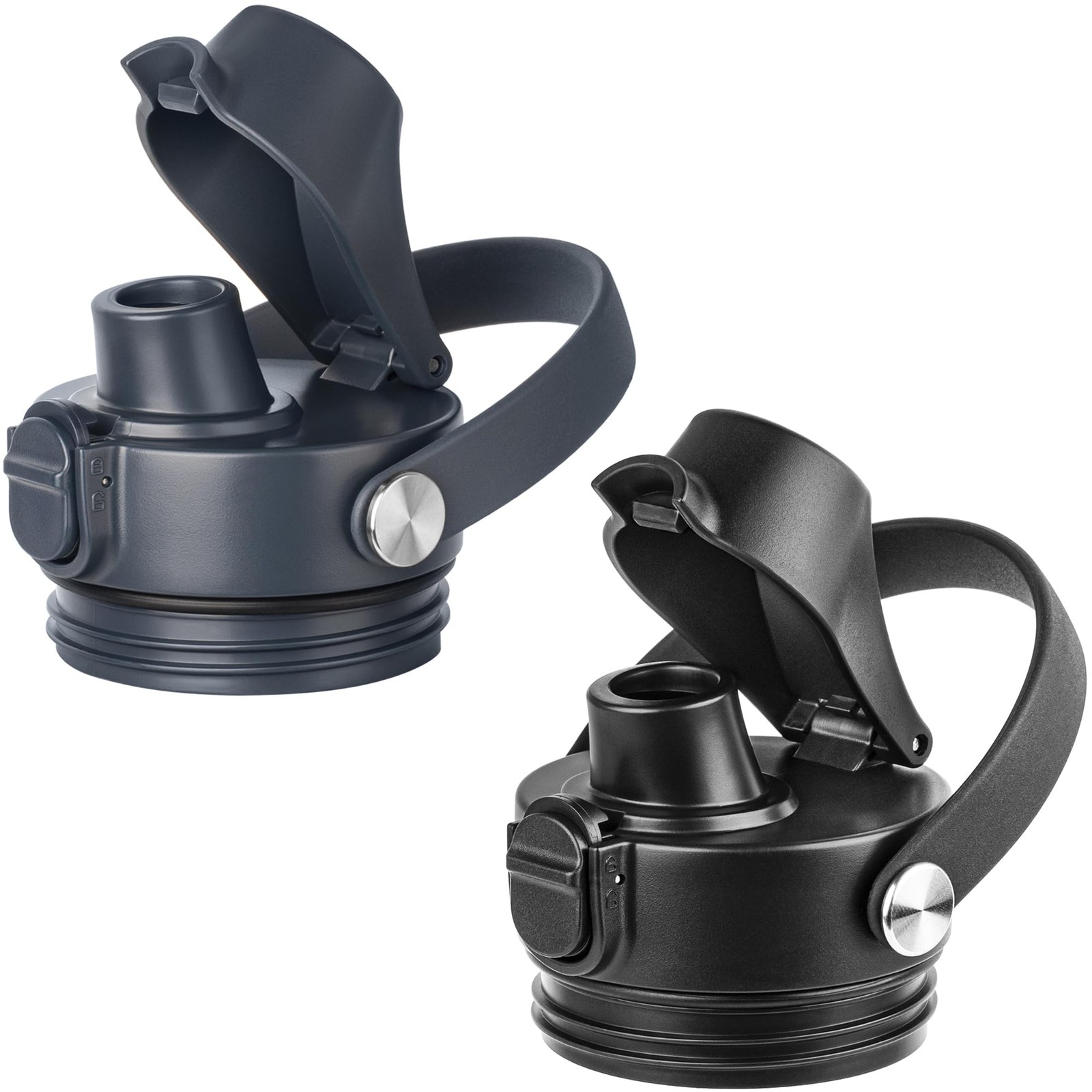 Auto Spout Lid for YETI Rambler Bottles, 2 Pack Replacement Lids for Yeti 12o...