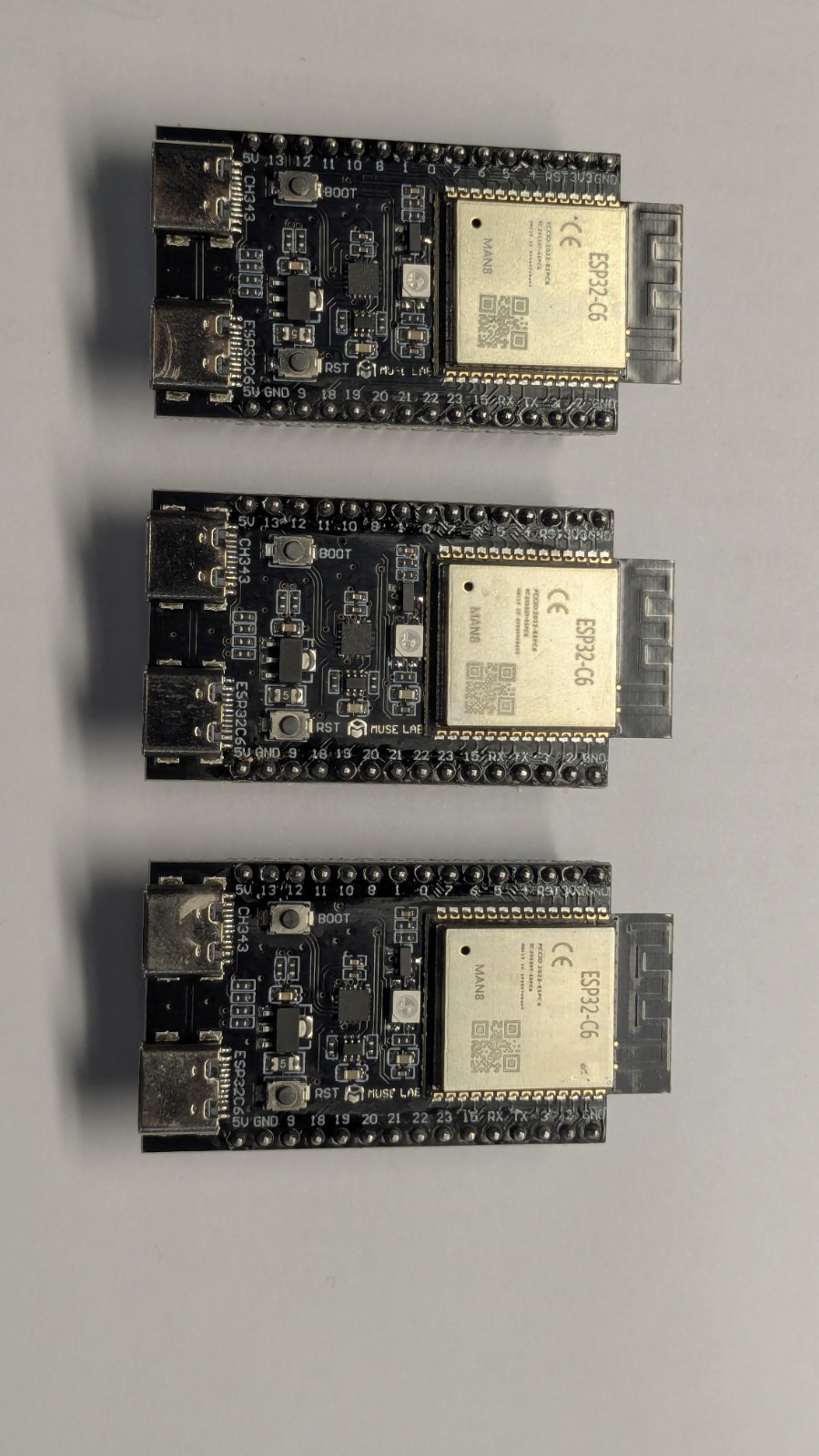 ESP32-C6 Development Board – 3 Pack |BFE|WiFi|Arduino|Zigbee|Thread|USB-C