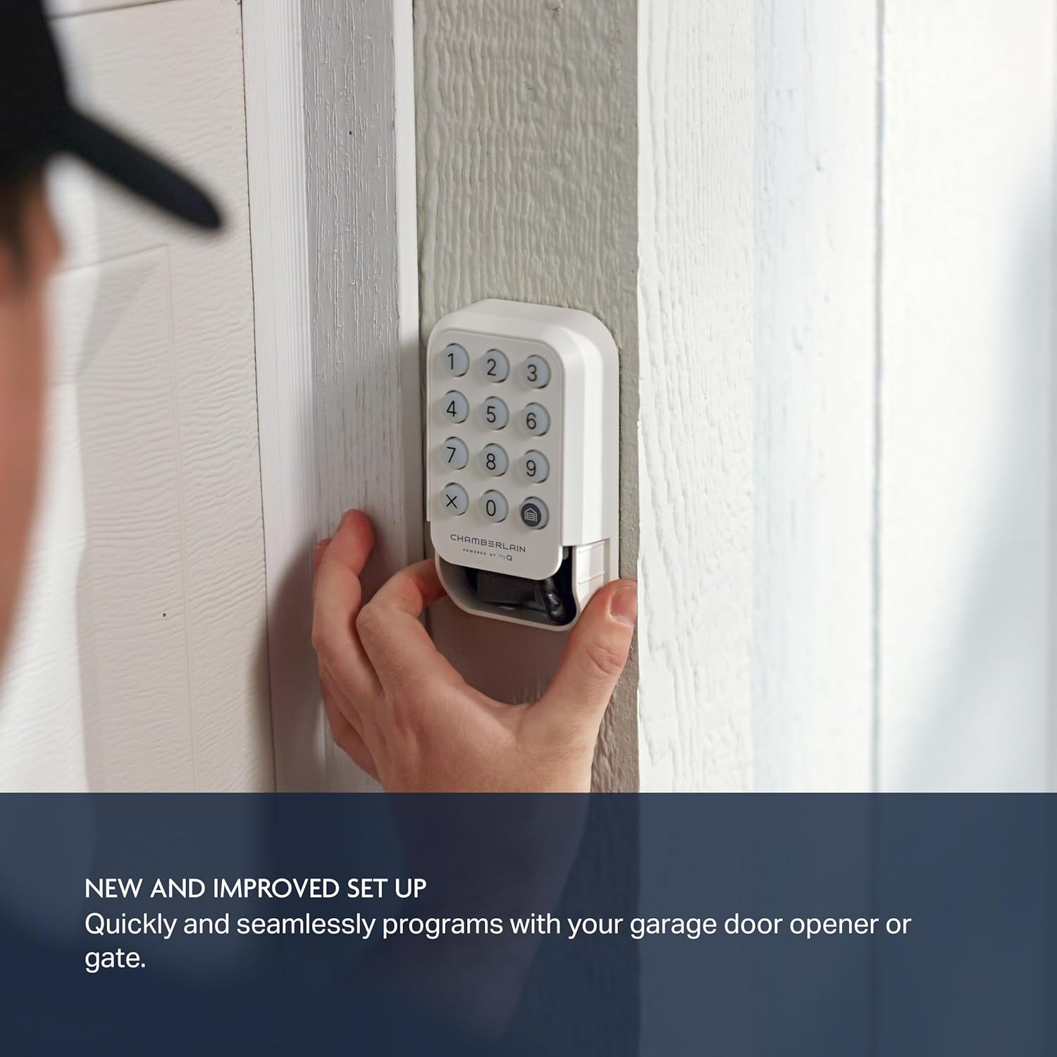 Wireless Garage Door Keypad - Universal Compatibility