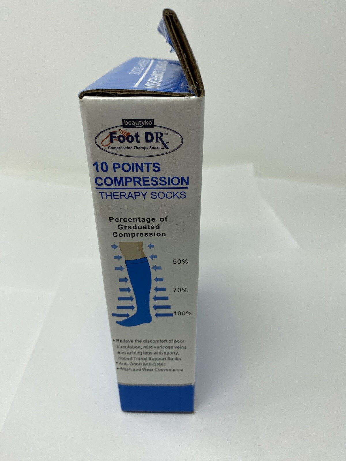 10 Points Compression Therapy Socks Size L Sealed Box
