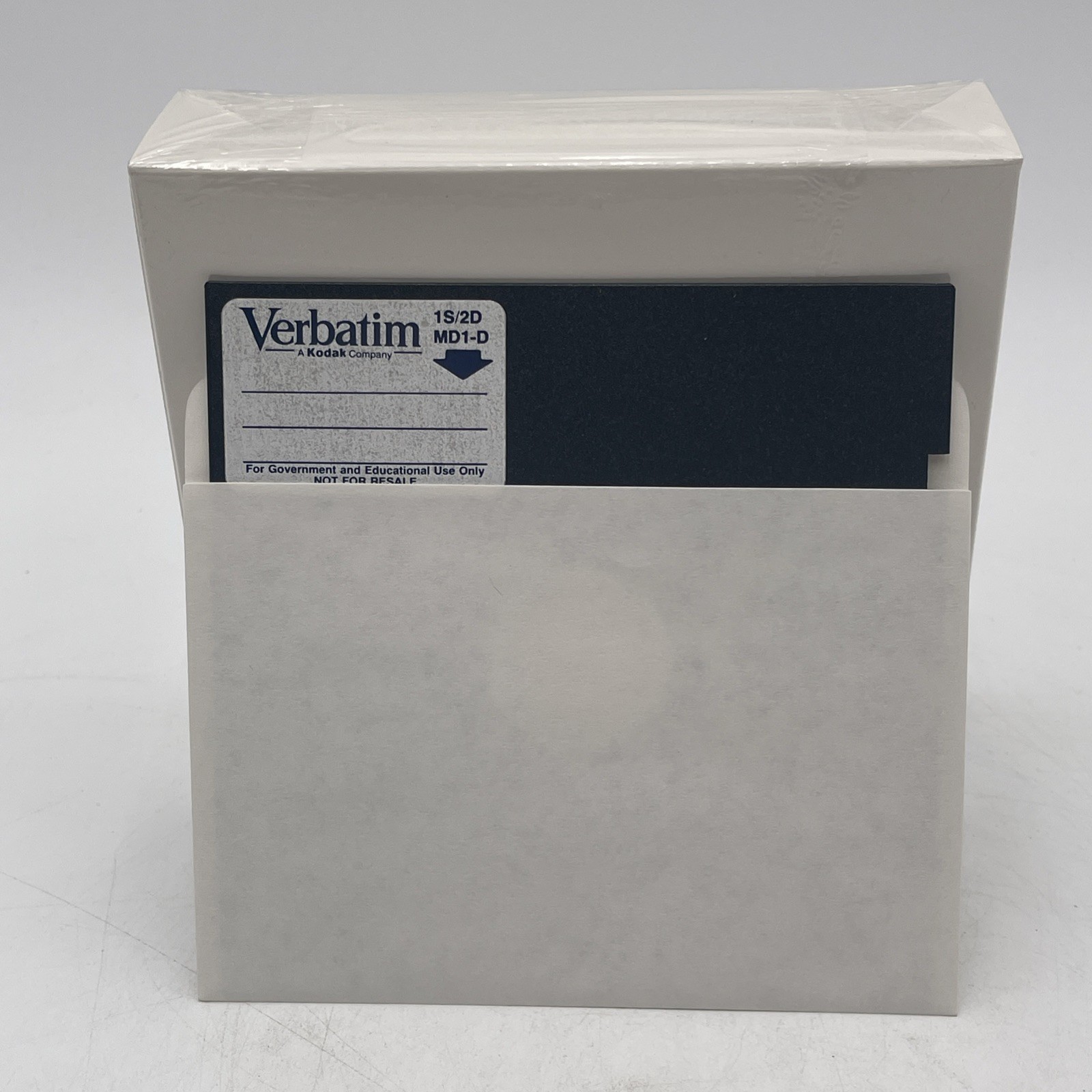 Verbatim 1S/2D MD1-D 5 1/4" Floppy Disk New Box of 10 In Sealed Unopened Package
