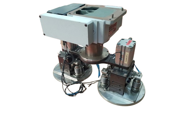 WEISS GmbH TC 150T Rotary Indexing Table W/2x SMC ADVUL-50-50-P-A