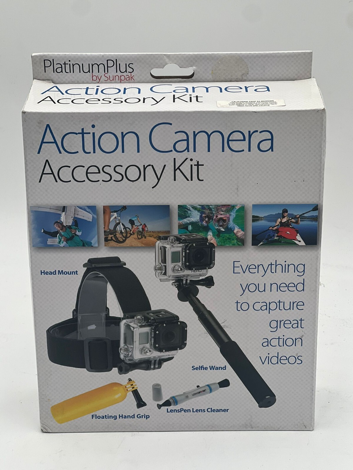 Sunpak PlatinumPlus Action Camera Accessory Kit - READ DESCRIPTION