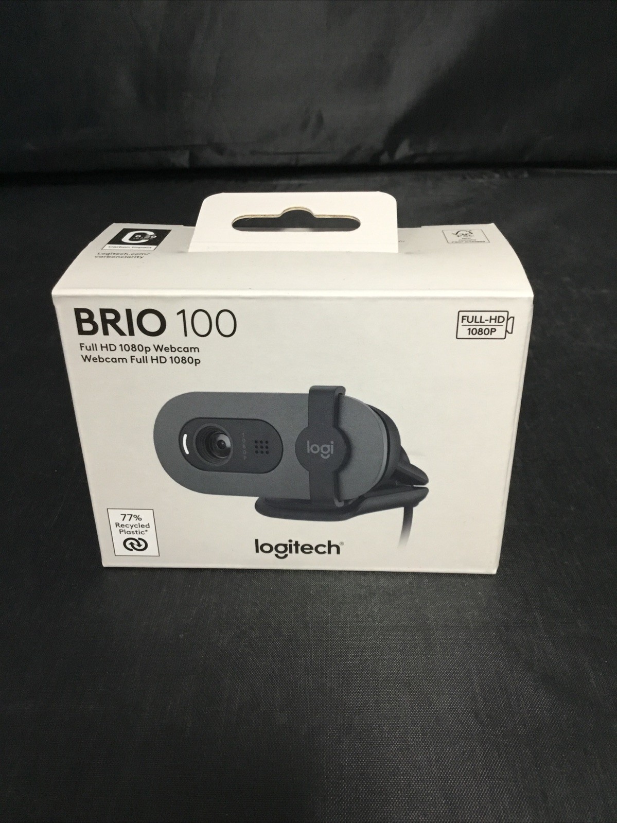 Authentic Logitech Brio 100 Full HD 1080p Webcam (960-001580) Brand New