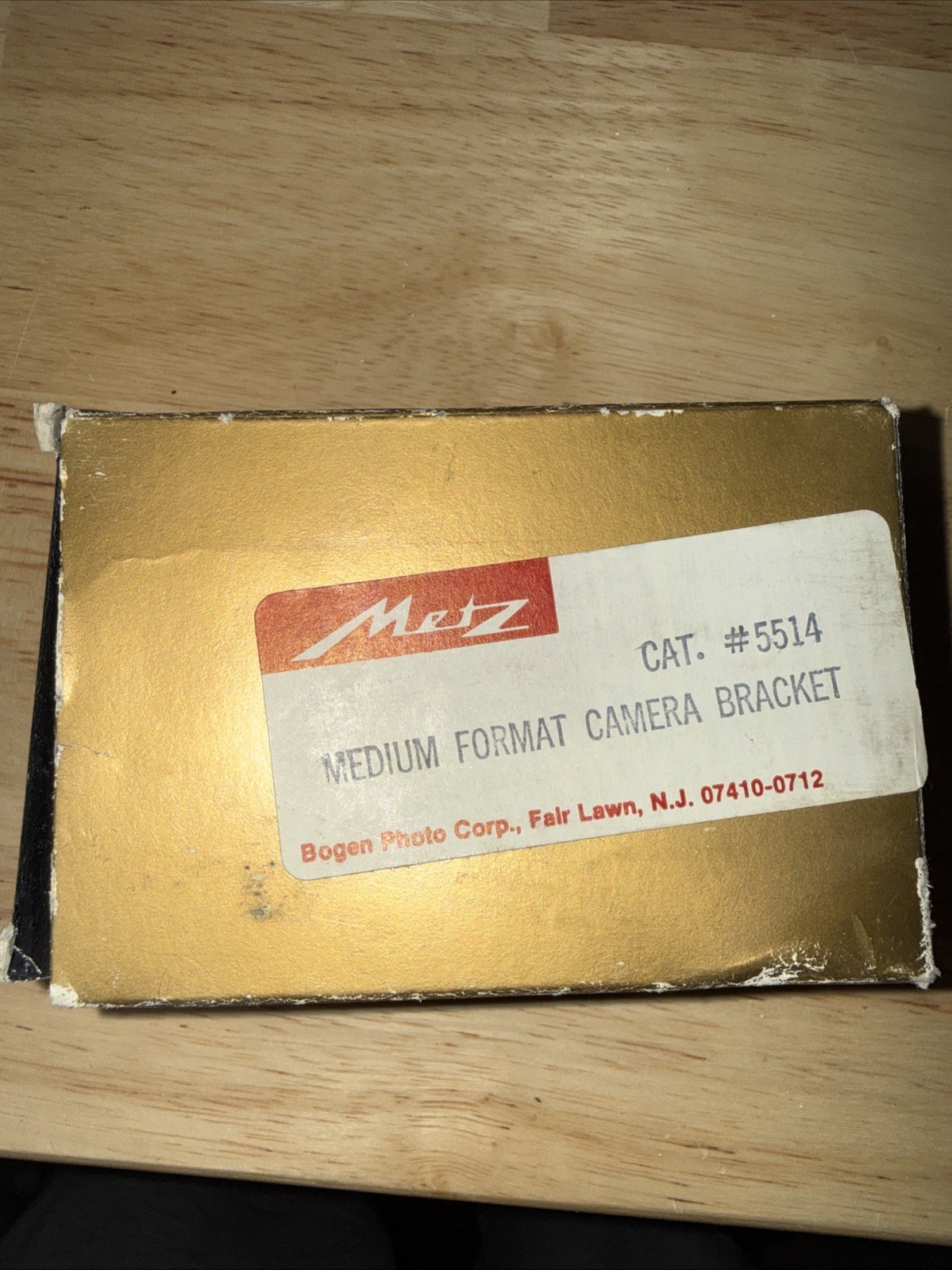 METZ MEDIUM FORMAT Tripod CAMERA BRACKETS CAT. No. 5514 202/4 Metz Mecablitz