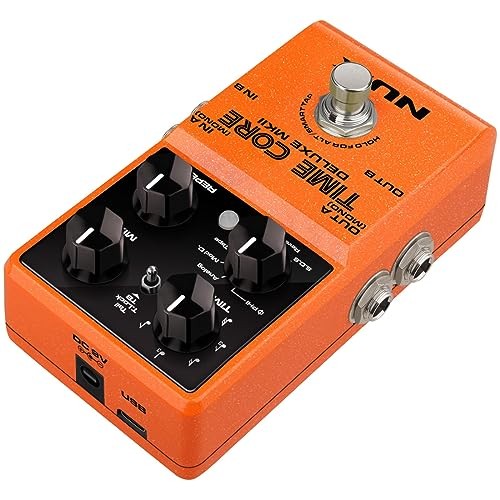 Time Core Deluxe MKII Delay Effect Pedal, 7 Types Delay, 40 Seconds Stereo