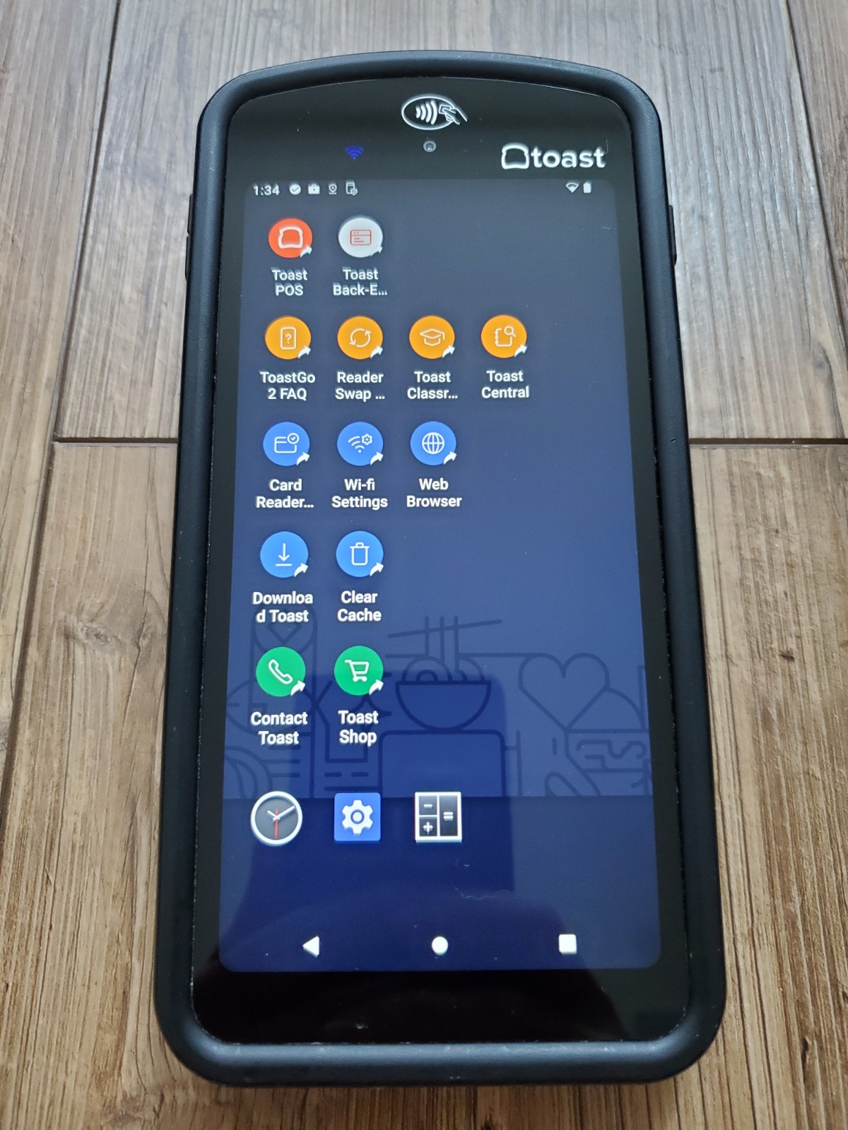 Toast Flex POS Go 2 Handheld Tablet Mobile Computer Device - MPN: TG200