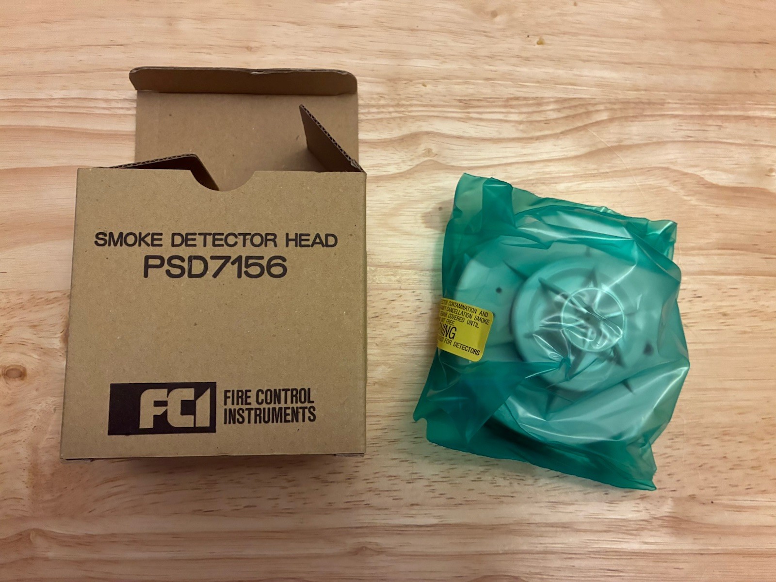 FCI PSD 7156 Photoelectric 135 deg Fire Alarm Smoke Head Detector (New)