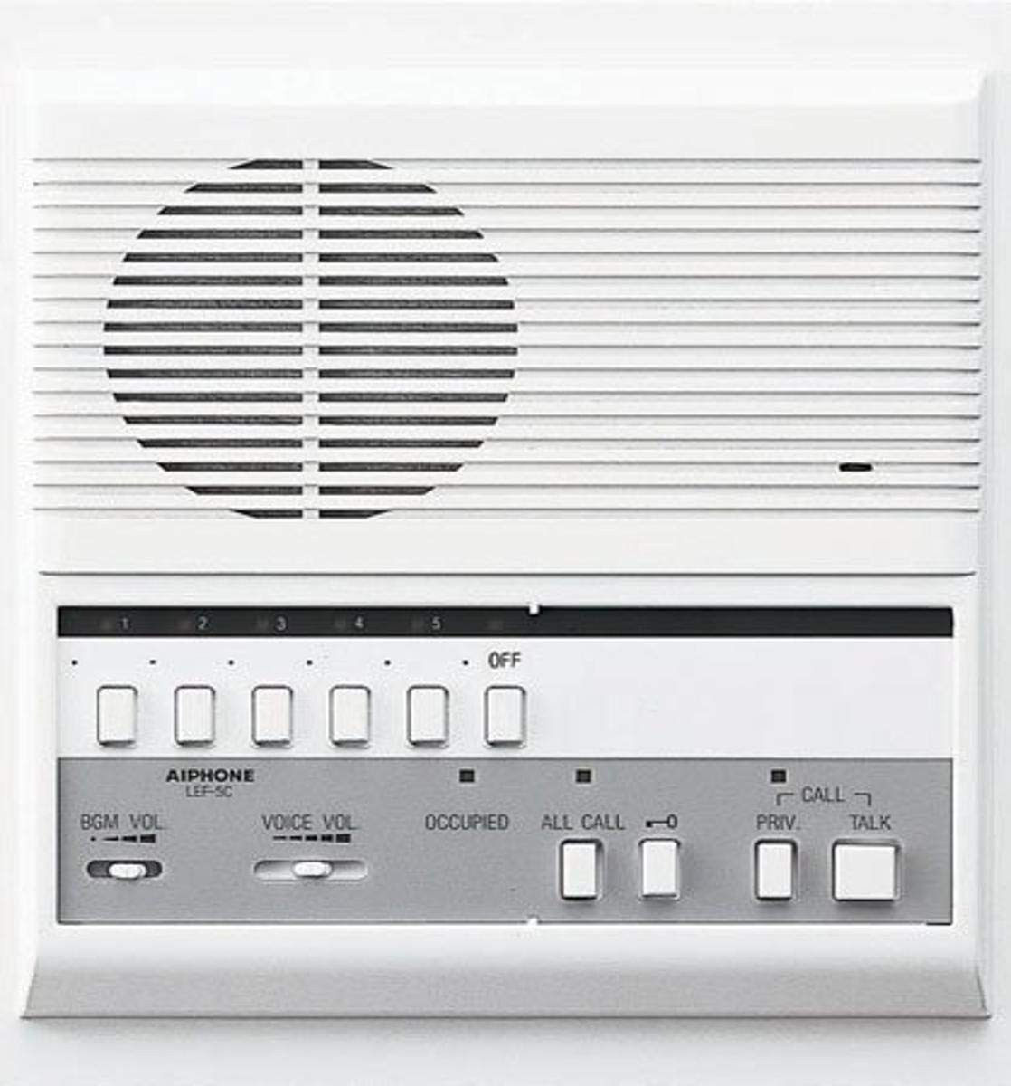 New Aiphone LEF-5C 5-Call Semi-Flush Mount Intercom Master Station