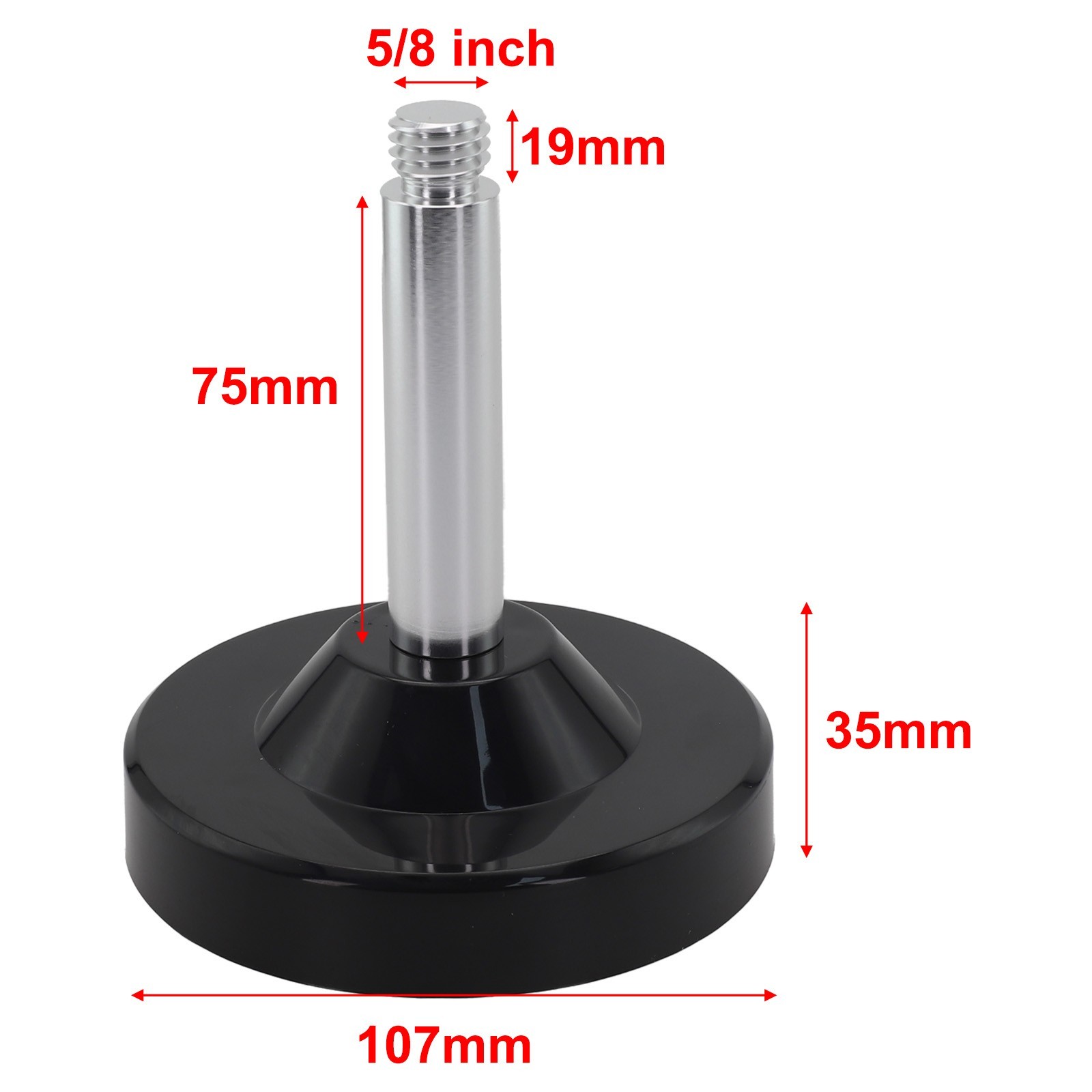 Weatherproof M110SLD Magnetic Base Mounting for Threaded 5811 Antennas