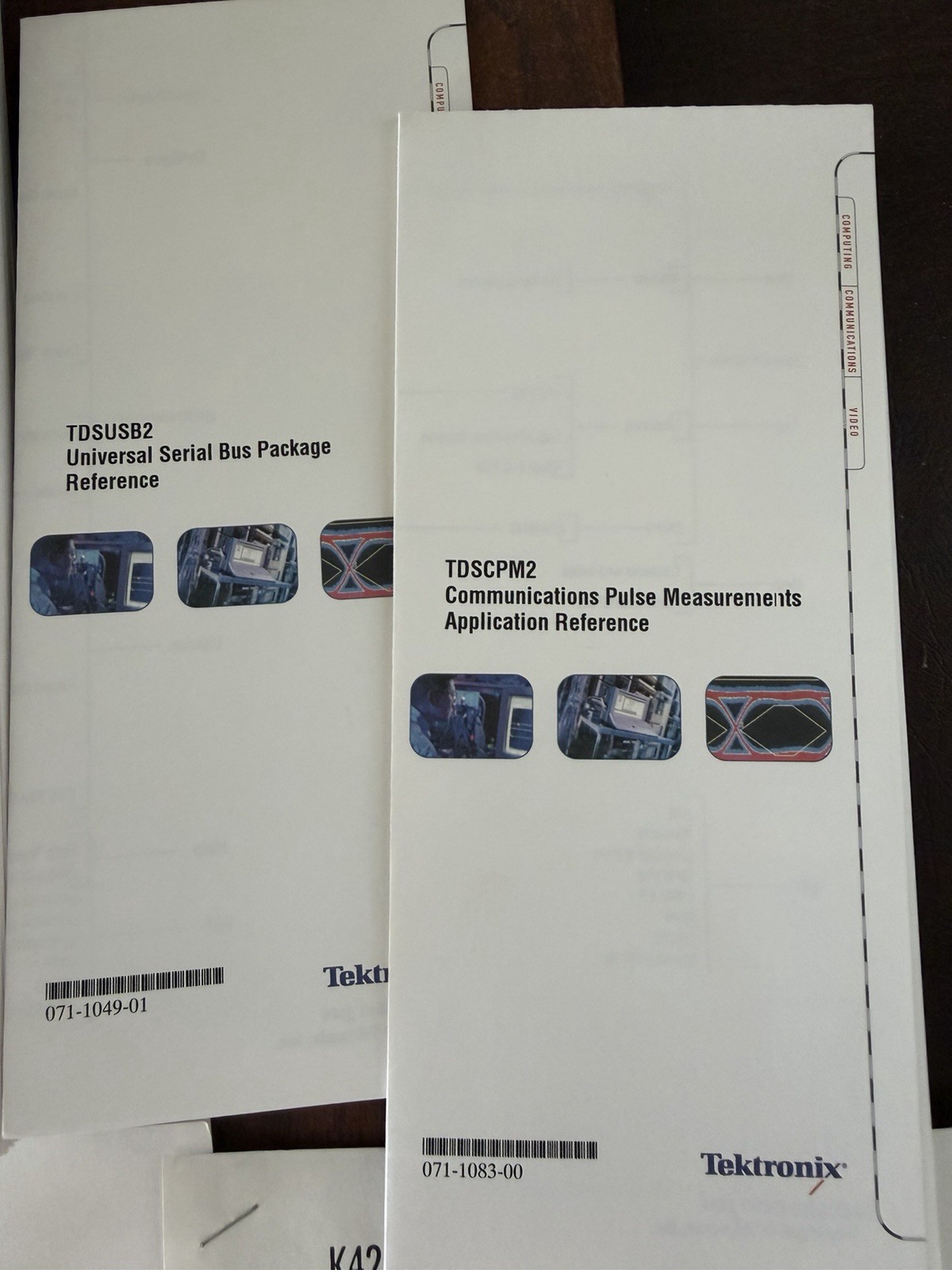 Tektronix TDS5000 Oscilloscope Manuals Docs Lot