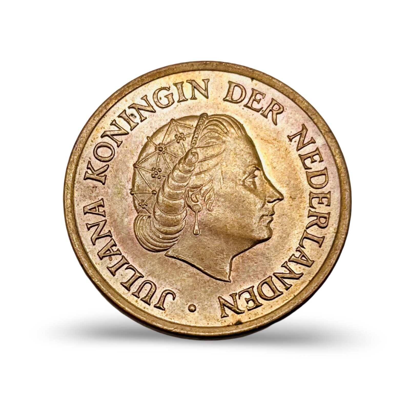 1965 Netherlands 5 Cents - AU - Combined Ship