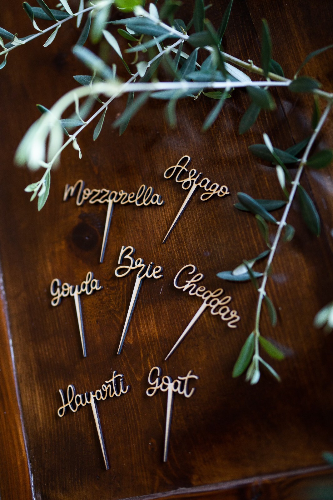 Cheese Markers Set, Grazing Table Prop, Charcuterie Board Accessories, Set of 7