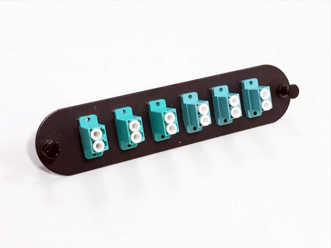 Fiber Adapter Panel CCH-CP12-E4 Compatible 6 LC Duplex MM OM3 Adapters-9387